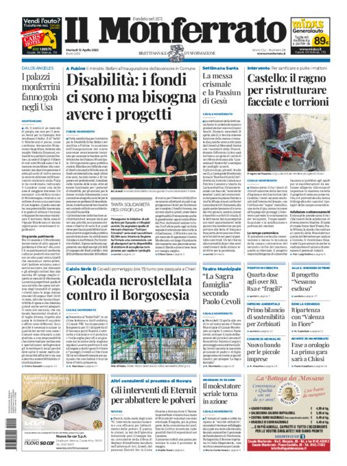 Il Monferrato - Edizione 28 del 12/04/2022